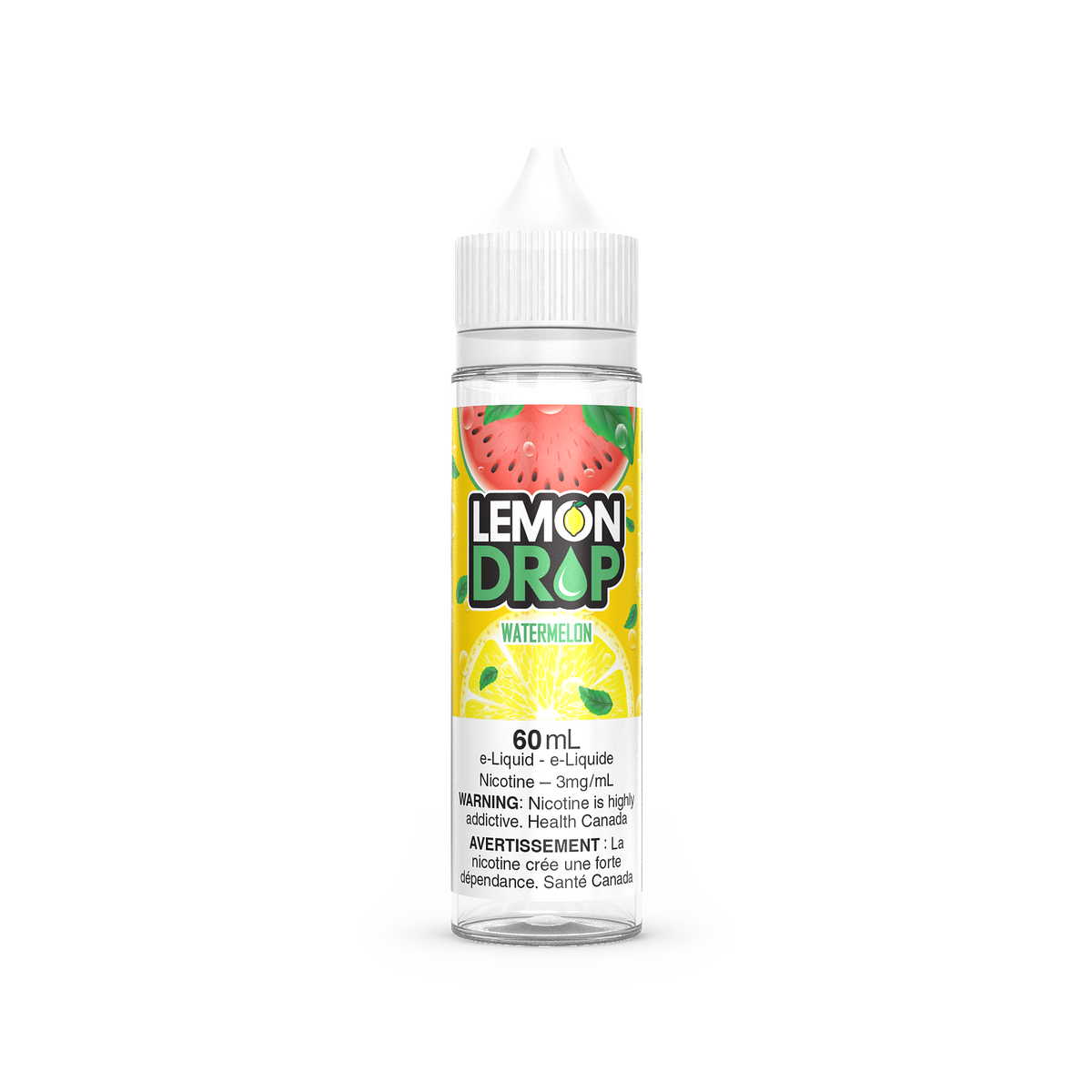 Lemon Drop Watermelon e-liquid bottle