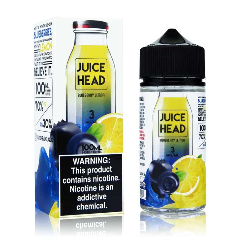 Juice Head Blueberry Lemon e-liquid bottle