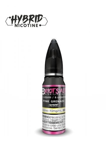 Riot Salt Pink Grenade hybrid nic salt e-liquid 30ml bottle