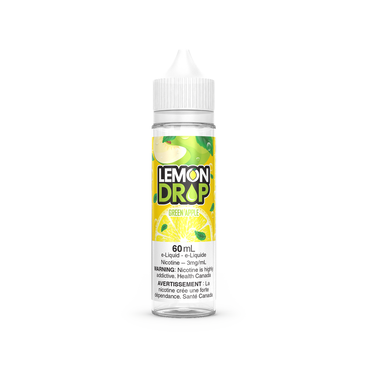 Lemon Drop Green Apple e-liquid bottle
