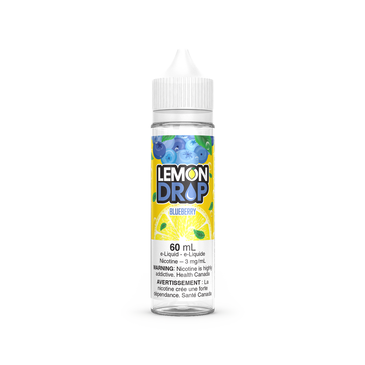 Lemon Drop Blueberry e-liquid bottle