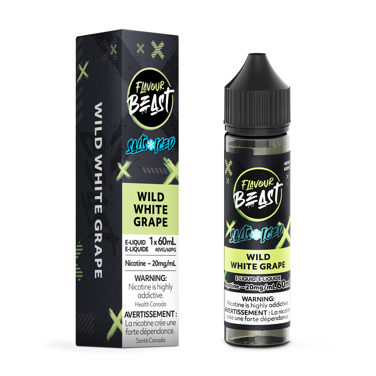 Flavour Beast - Wild White Grape Iced 20mg 60ml
