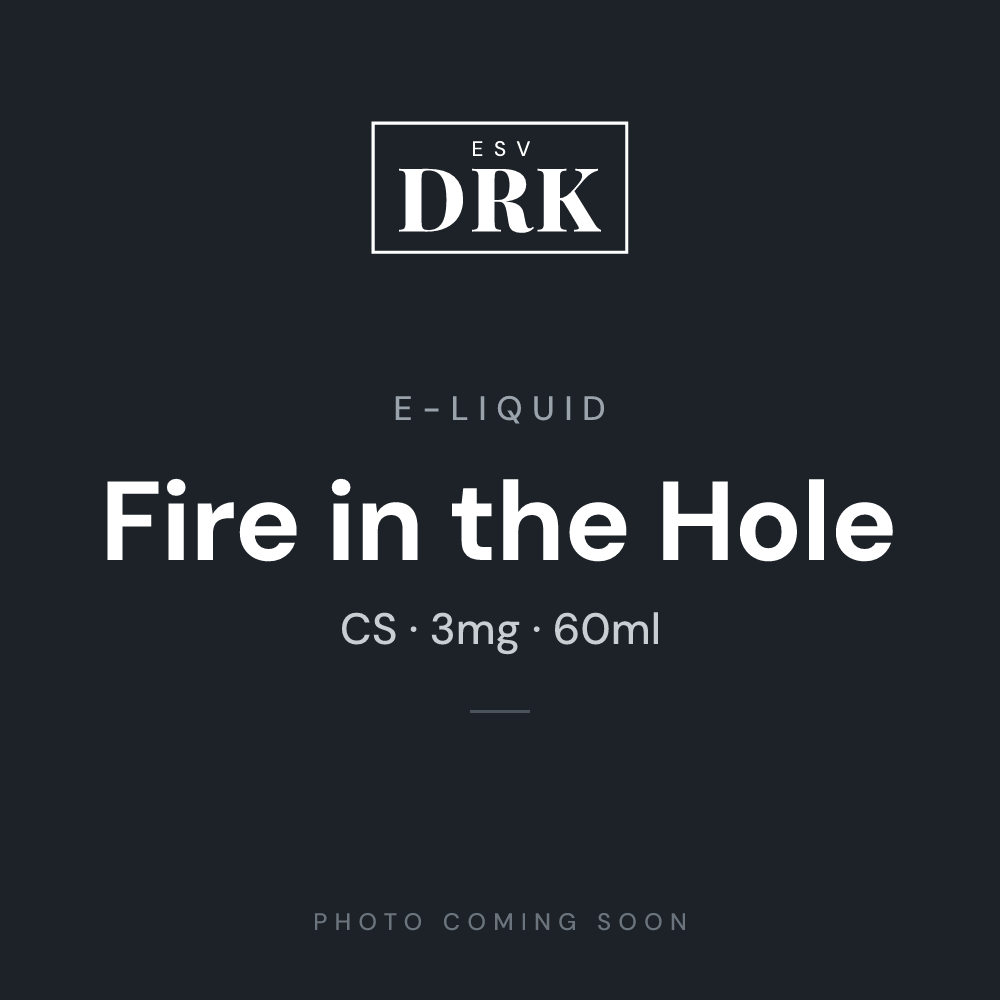 Fire in the Hole CS 3mg 60ml e-liquid bottle