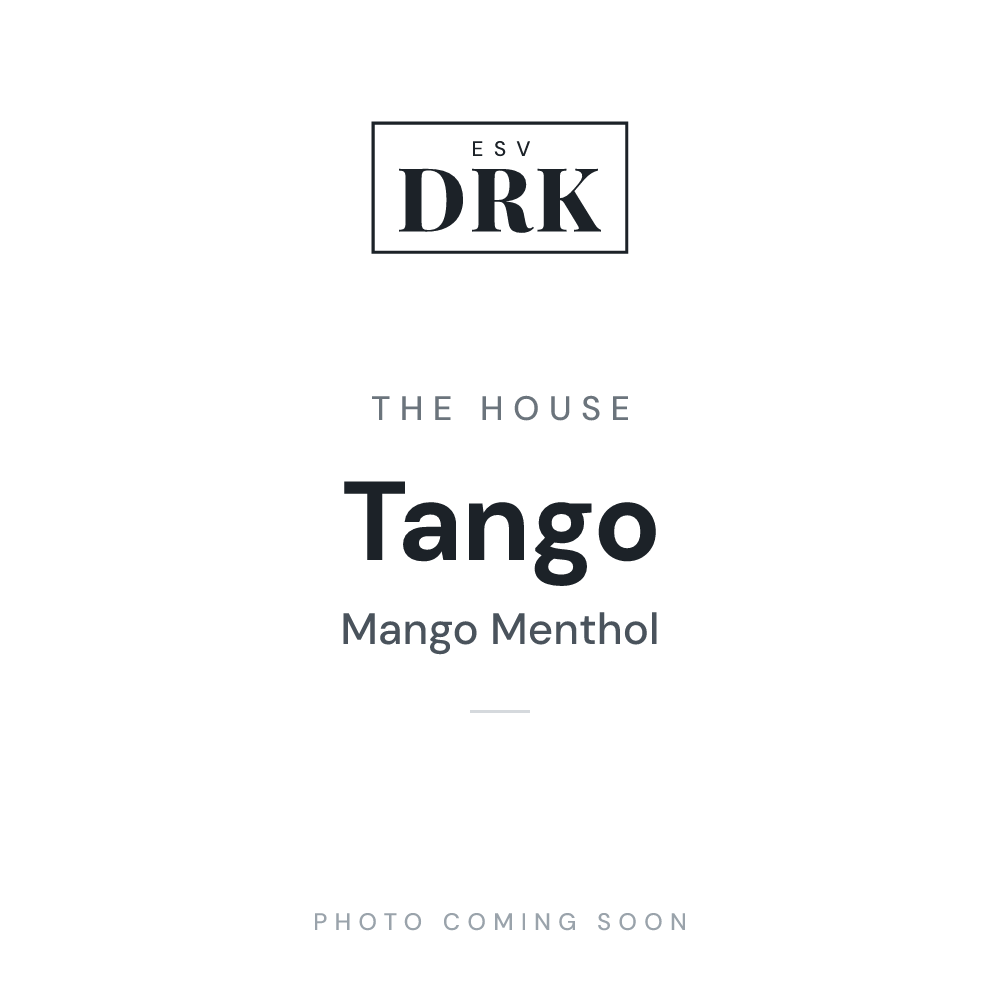 The House Tango mango menthol e-liquid bottle